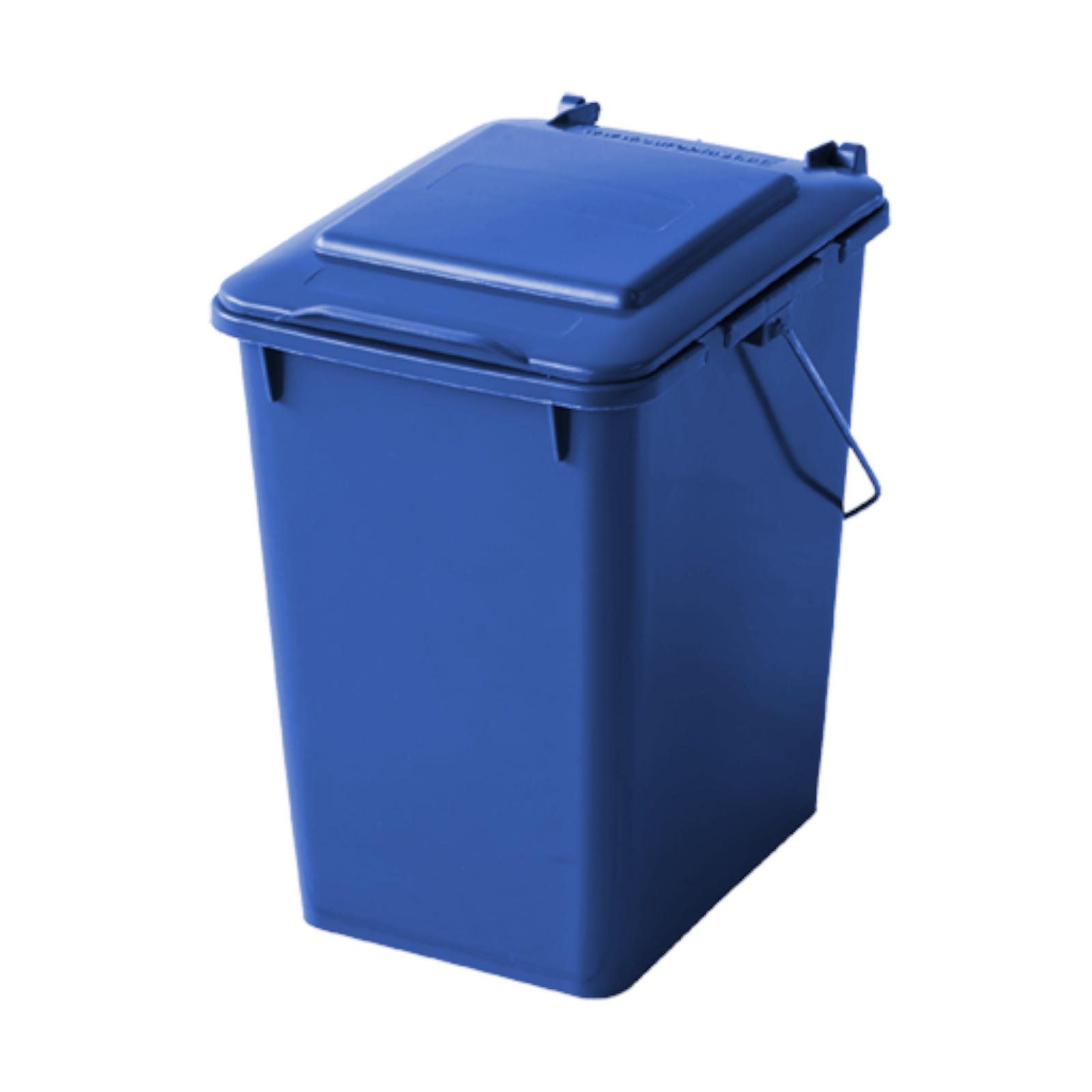 Kosz pojemnik do segregacji sortowania Å›mieci i odpadkÃ³w - niebieski 10L - sklep.odpady.org