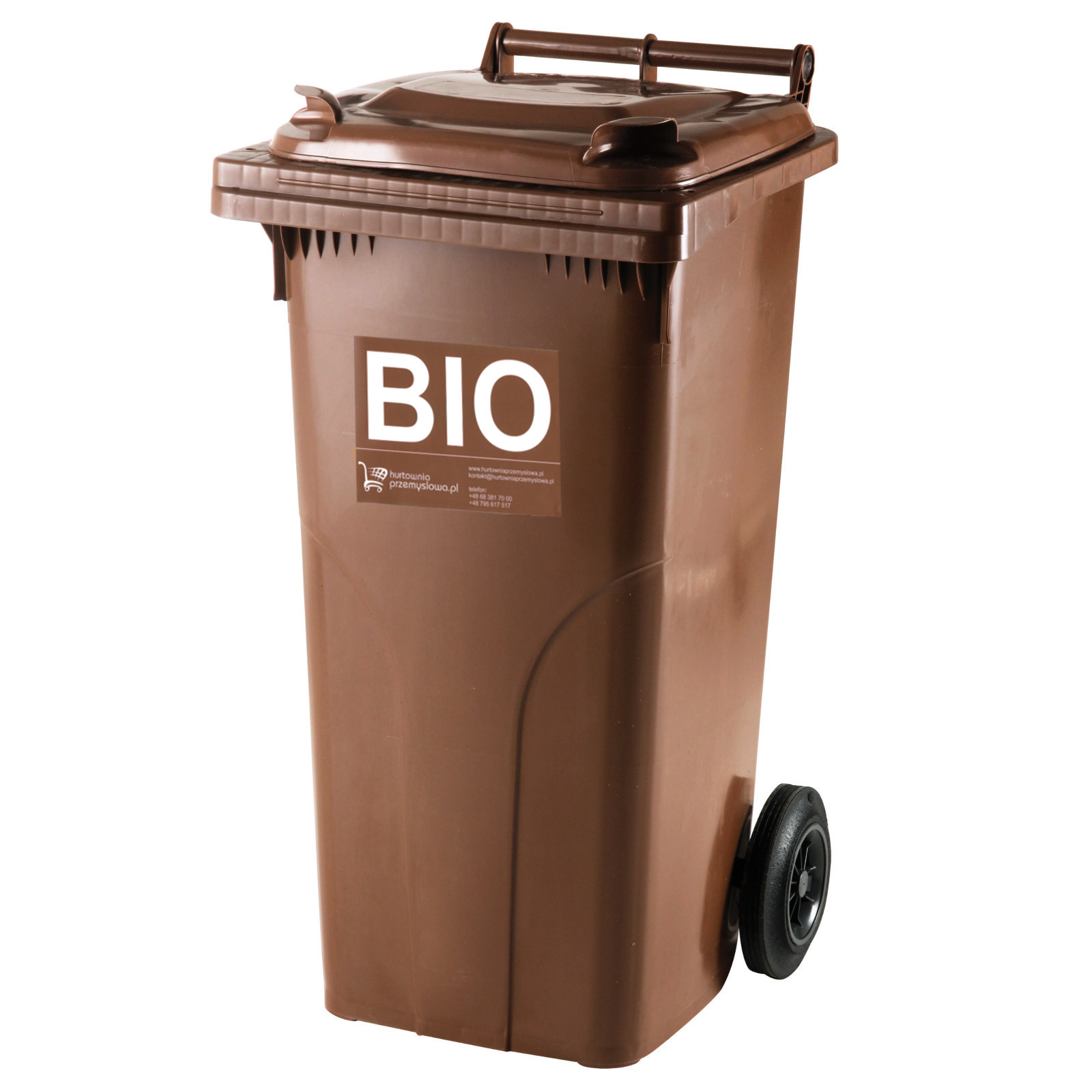 Naklejka nalepka BIO na kosz śmietnik kubeł kontener na bioodpady odpady spożywcze - sklep.odpady.org
